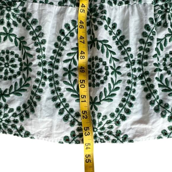 ZARA Small Dress Midi Embroidered Boho Cut Out Resortwear Small Dress Cottage - Picture 13 of 16